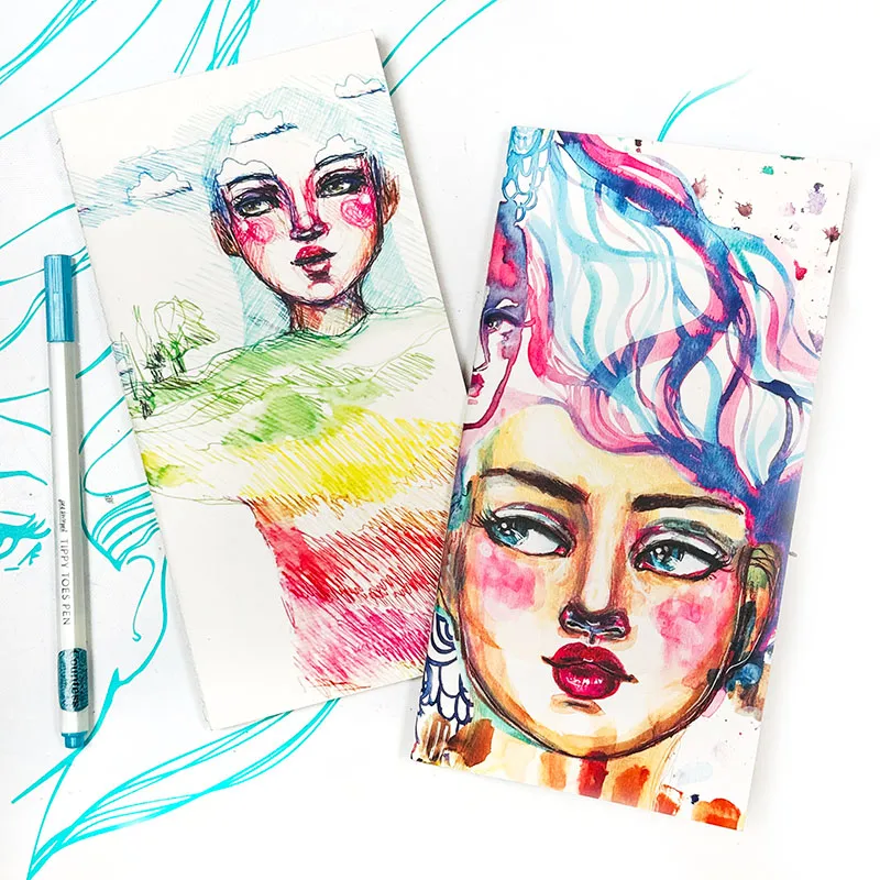 Jane Davenport Travel Journaling reisesett papir cover