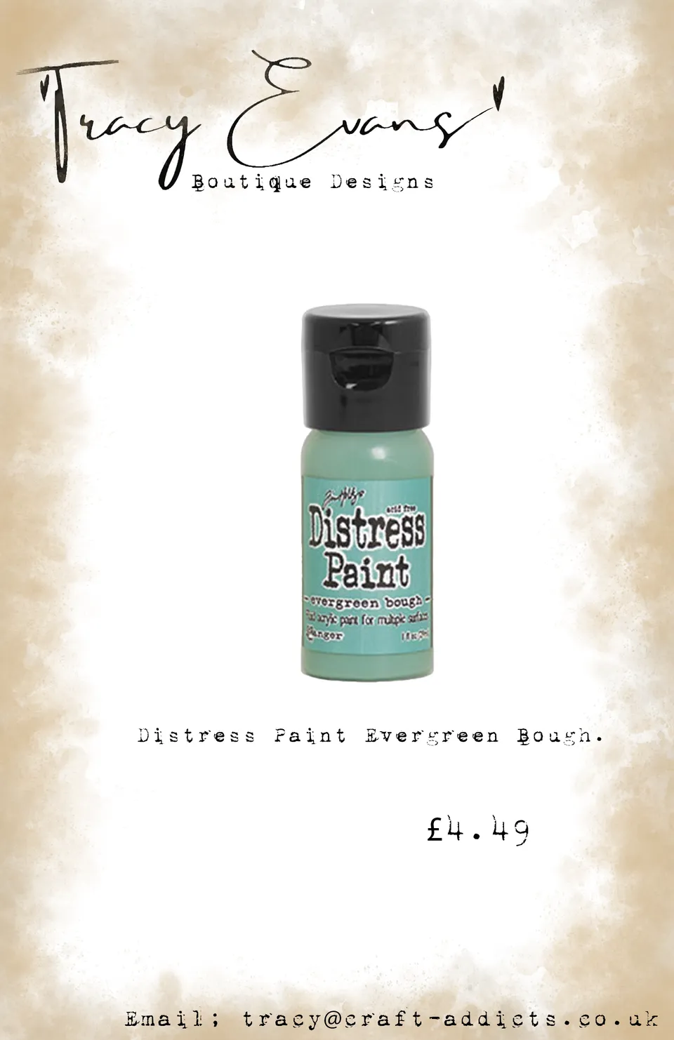 Tracy Evans Design Distress Paint DI128 akrylmaling Evergreen Bough