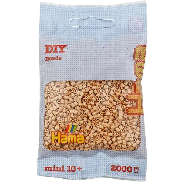 Hama Mini perler beige 2000 stk