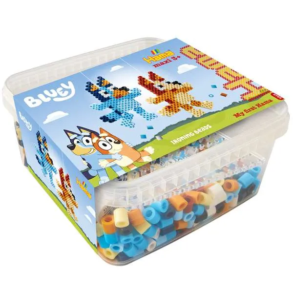Hama Maxi perler Bluey boks 900 stk 10 mm