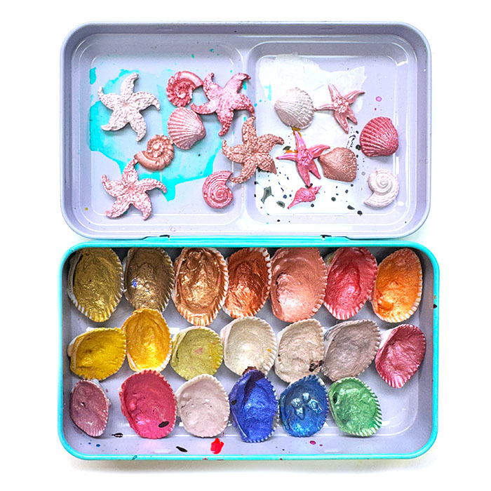 Jane Davenport Pigment Pebbles Time to Sparkle pigmentsett