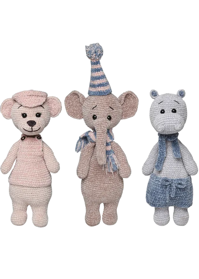 Go Handmade Buster Ella Karla hekleoppskrift 23 cm