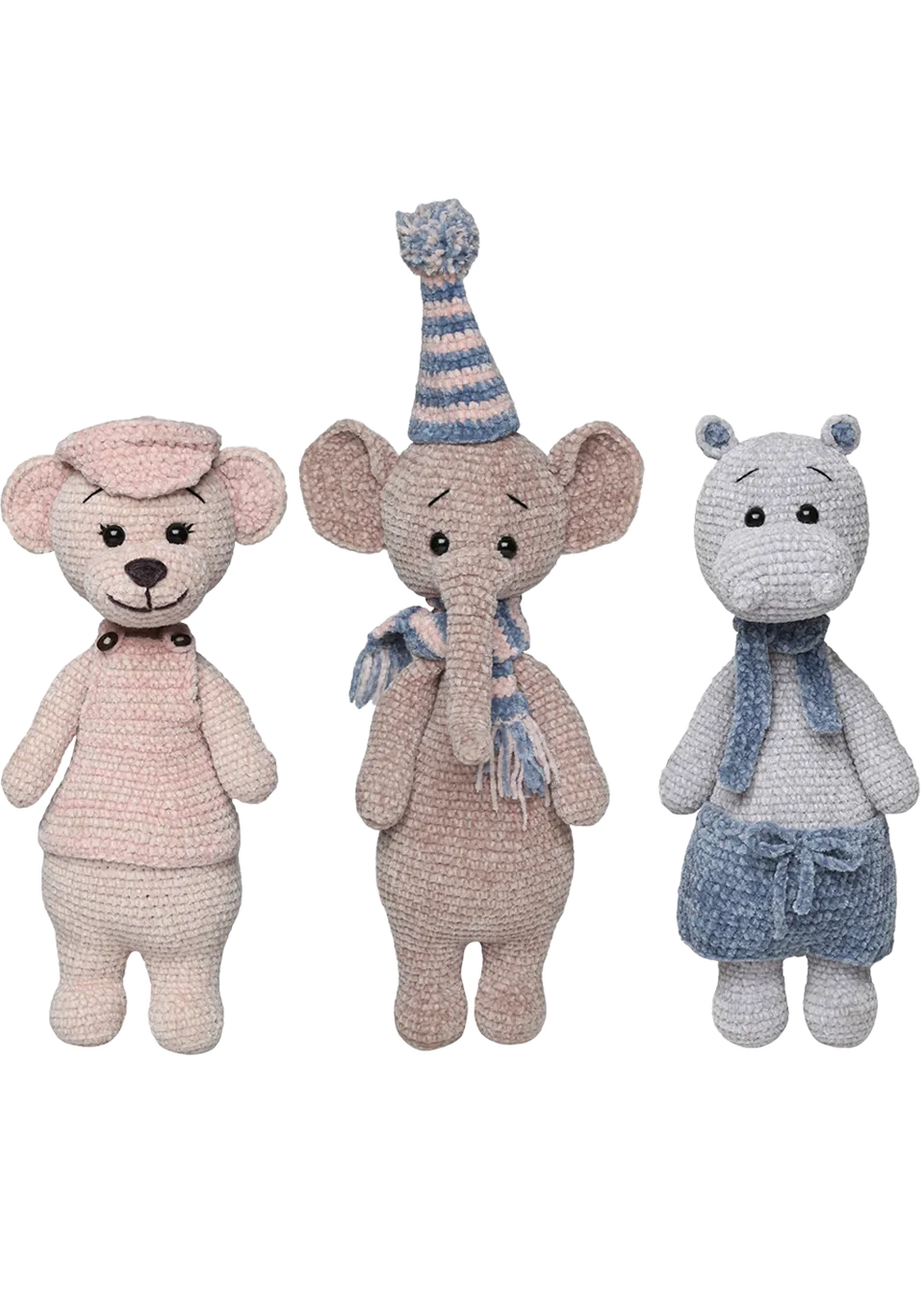 Go Handmade Buster Ella Karla hekleoppskrift 23 cm