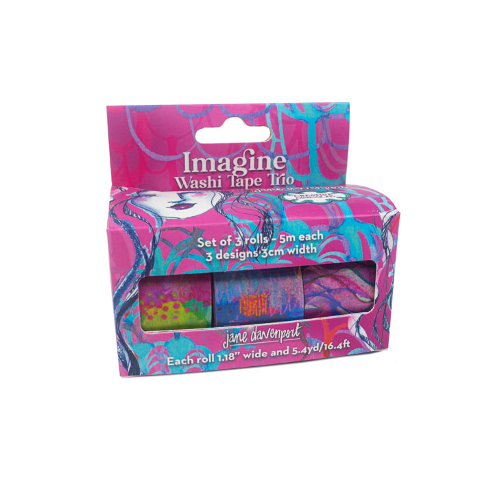 Jane Davenport Imagine washitape trio 3-pakning