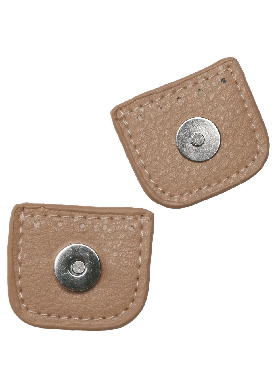 Go Handmade Magnet 4 cm trykklås i PU-skinn