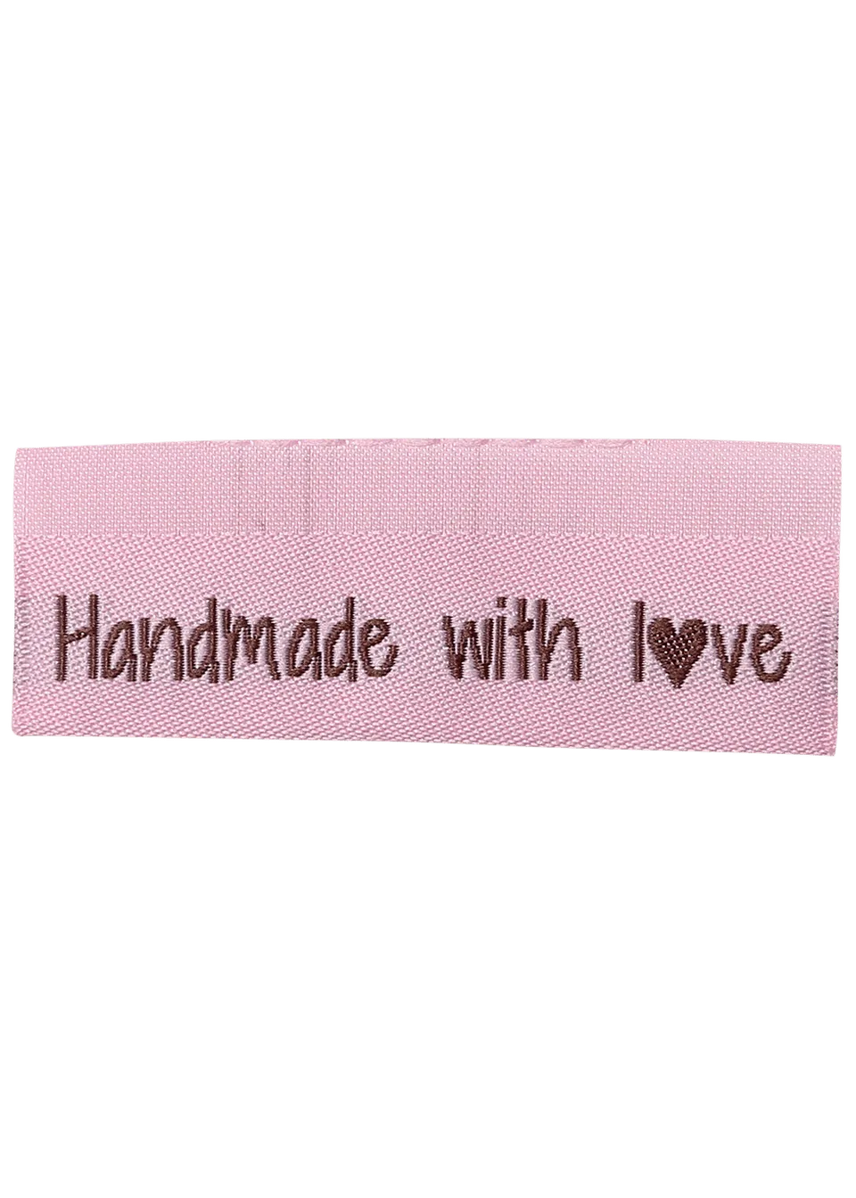 Go Handmade vevde merkelapper rosa Handmade with love