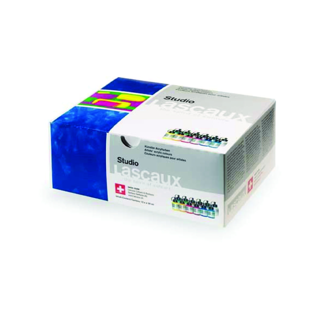 Lascaux Studio 3920 akrylmalingssett 12x85 ml