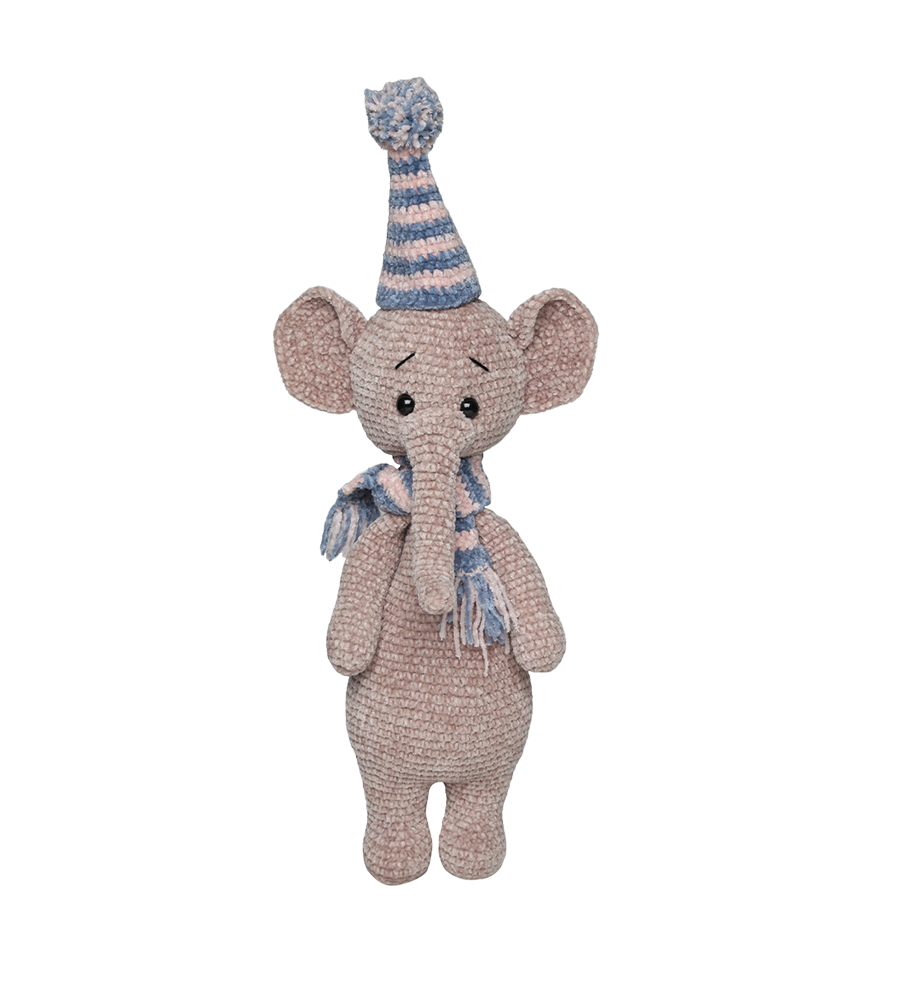 Go Handmade Ella H33 cm heklesett velourgarn