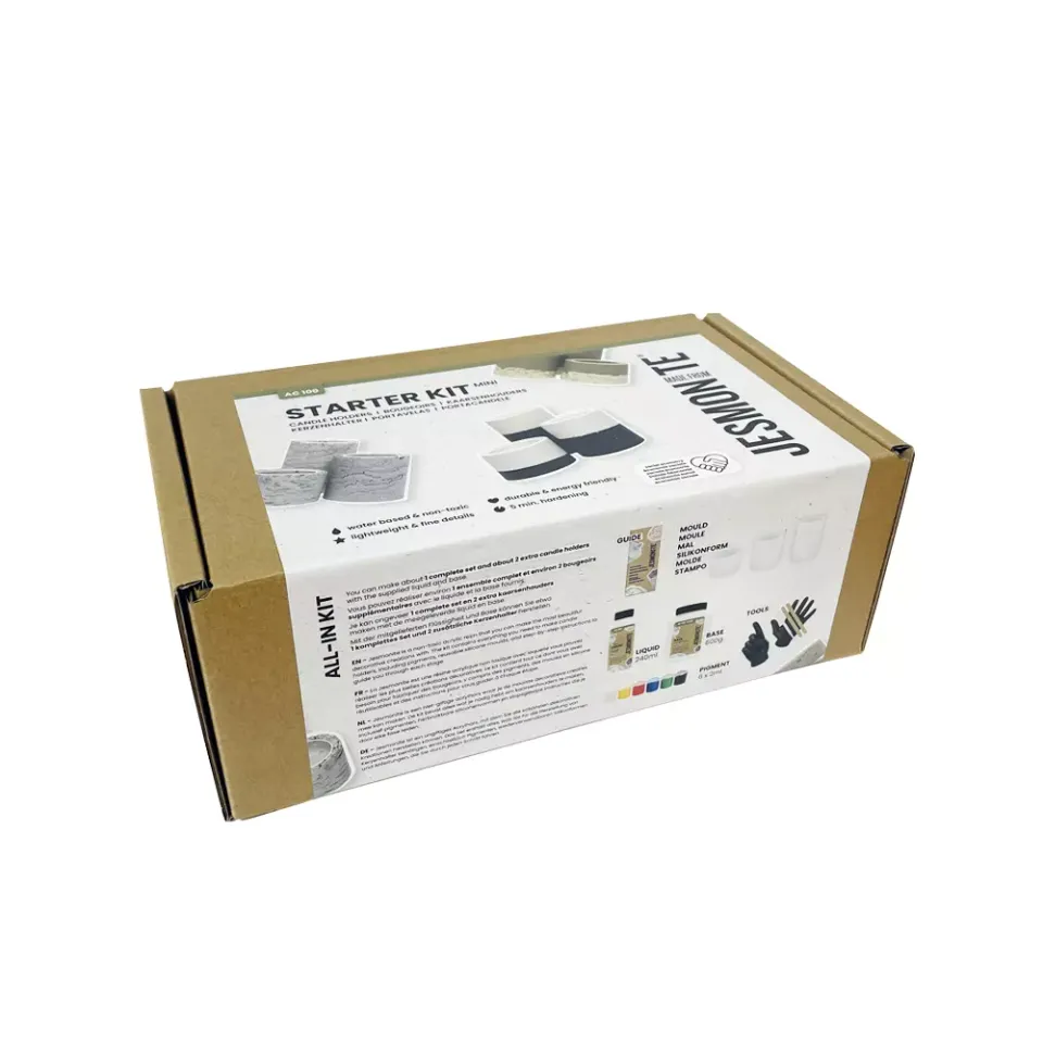 Jesmonite AC100 minisett telysholder 3 stk