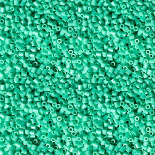 Hama Mini perler lysegrønn 2000 stk små