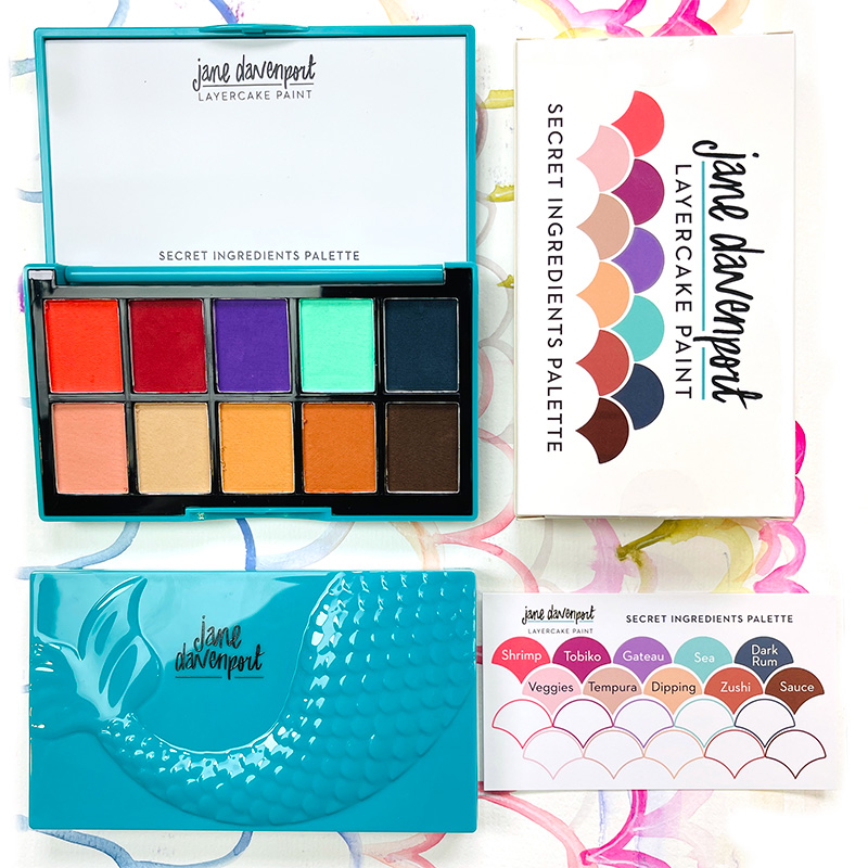 Jane Davenport LayerCake Secret Ingredients akvarellpalette mini