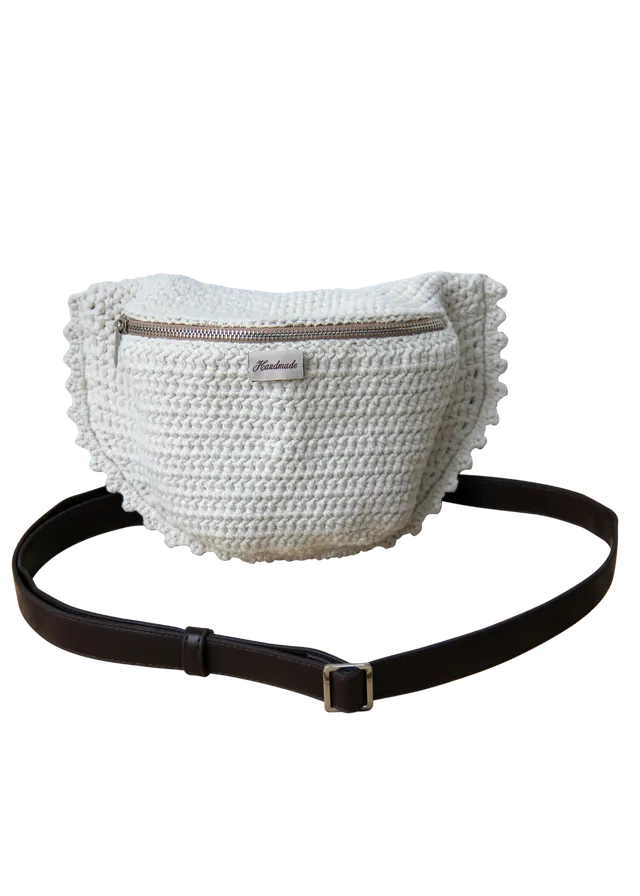Go Handmade Crossbody hekleoppskrift belteveske 2 størrelser