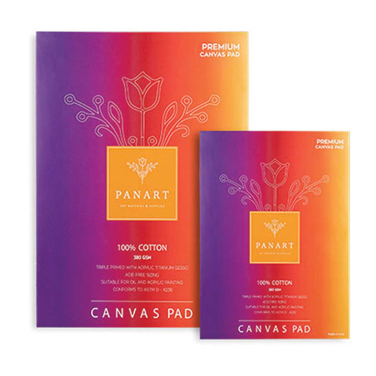 KEM canvasblokk 100 % bomull 10 ark