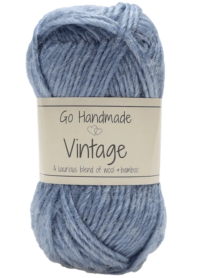 Go Handmade Vintage garn 25 g ull/bambus