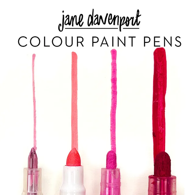 Jane Davenport Colour Paint Pens akryltusj dekkende