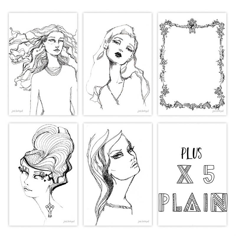 Jane Davenport Face Charts Journal kit usydd journal