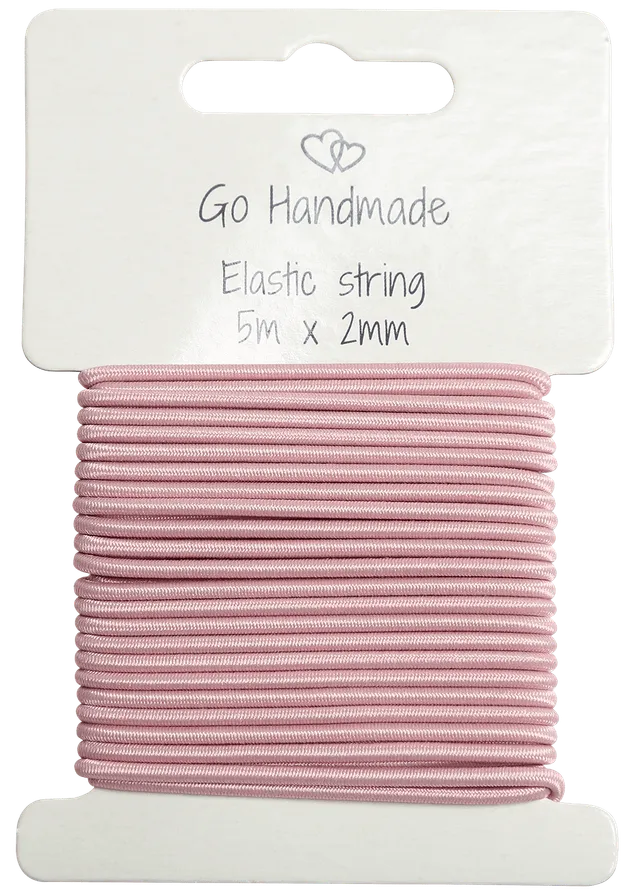 Go Handmade Elastic String elastisk tråd 5 m x 2 mm