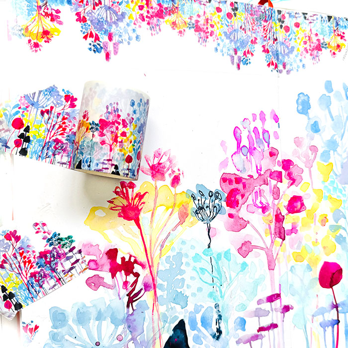 Jane Davenport Lovestream washi tape 4-pakn limited edition