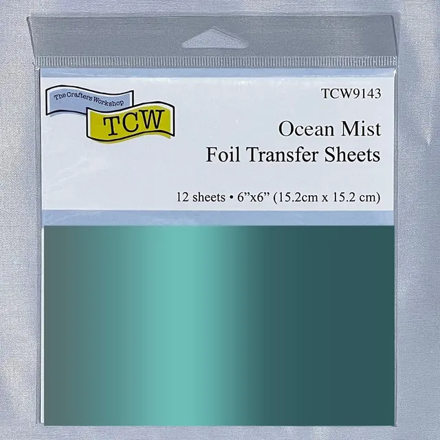 The Crafters Workshop TCW9143 folieark 6x6 Ocean Mist