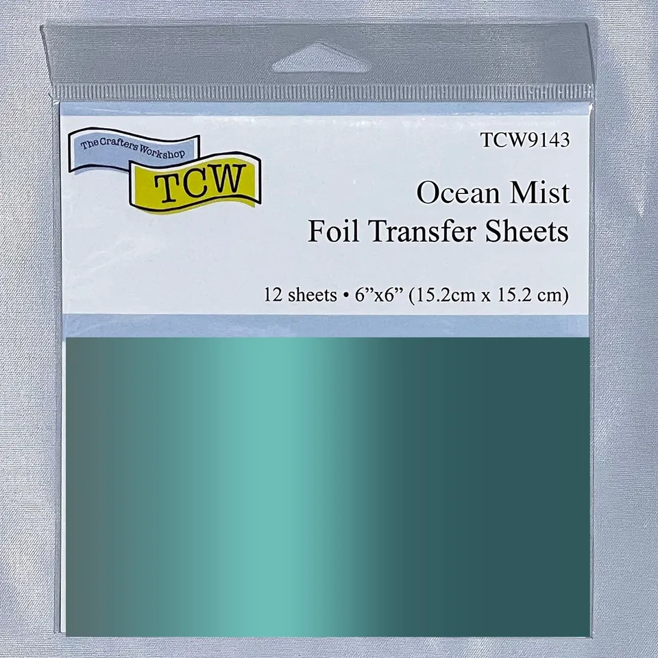 The Crafters Workshop TCW9143 folieark 6x6 Ocean Mist