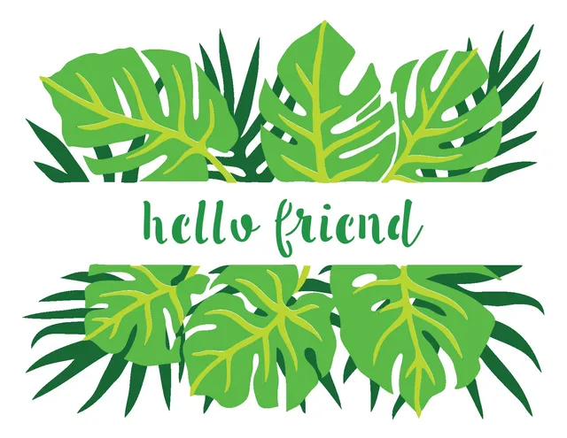 The Crafters Workshop TCW6042 sjablong monstera banner lagdelt