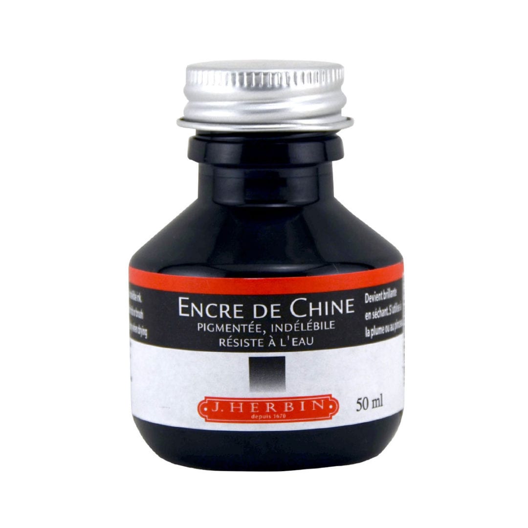 Indian Ink Black skjellakk tusj svart tegning