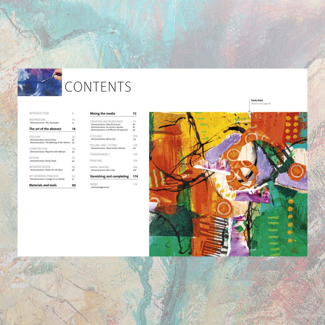 KEM The Innovative Artist Abstracts Mixed Media bok