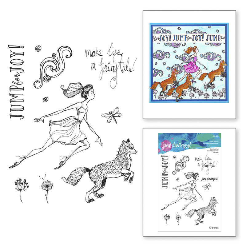 Jane Davenport Fairytale Fox stempel rev