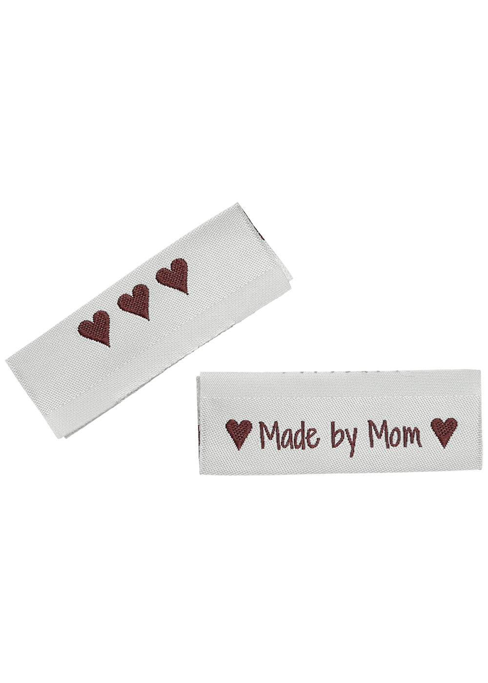 Go Handmade Made by Mom merkelapper lyseblå 10 stk 50 mm