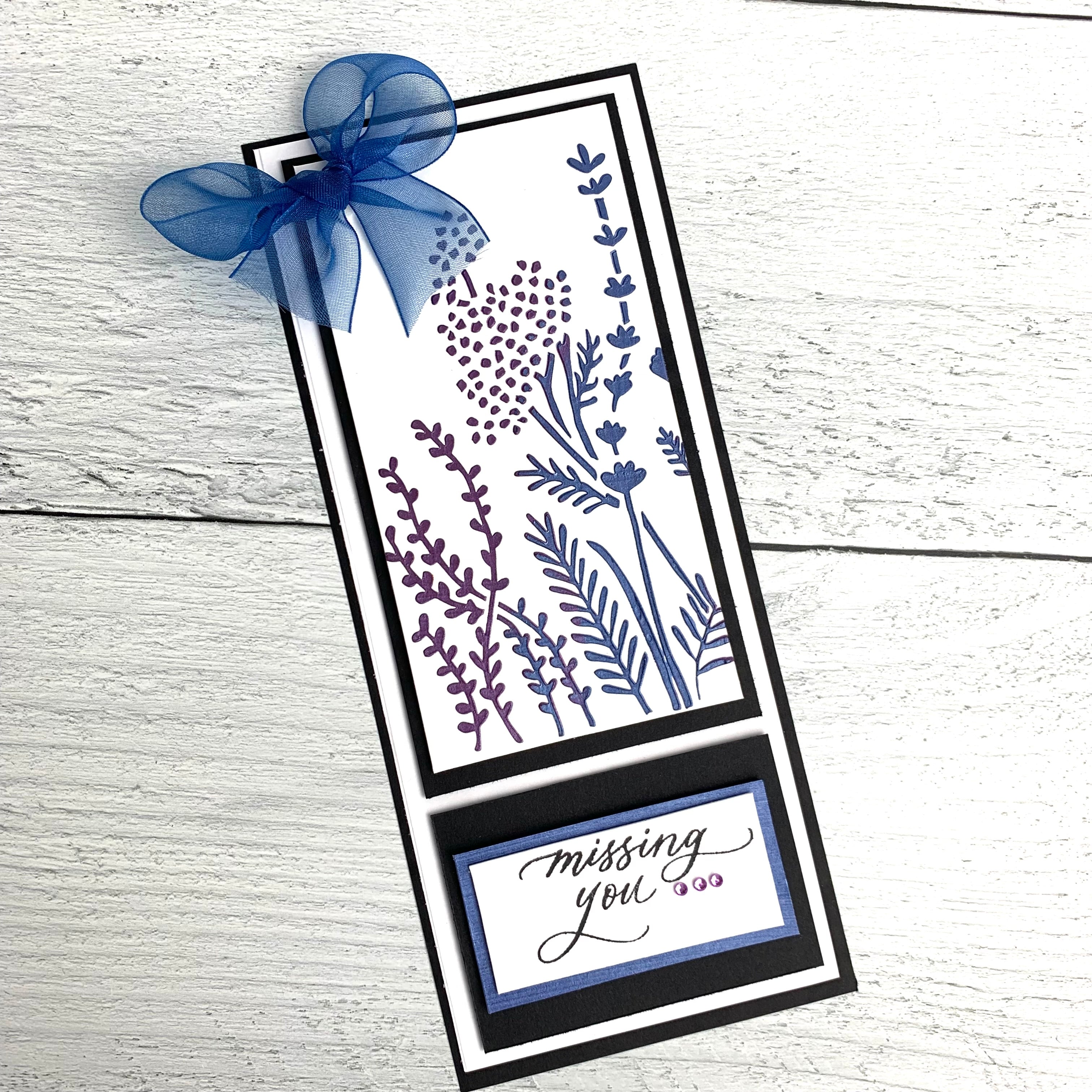 The Crafters Workshop Stencil Butter Denim stencilpasta 2 oz mørkeblå