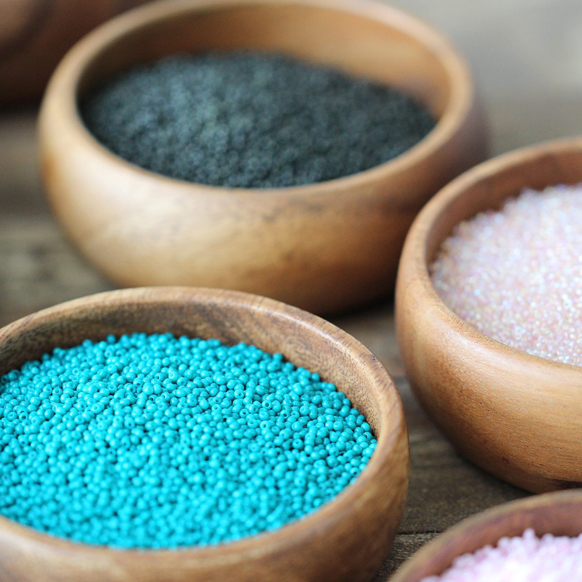 Go Handmade glassperler lys rosa 30 g 2,1 mm