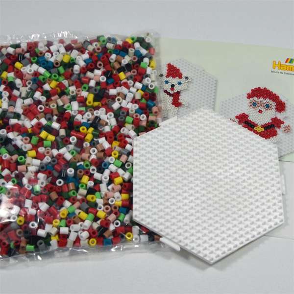 Hama Midi sett jul 2000 perler sekskantbrett