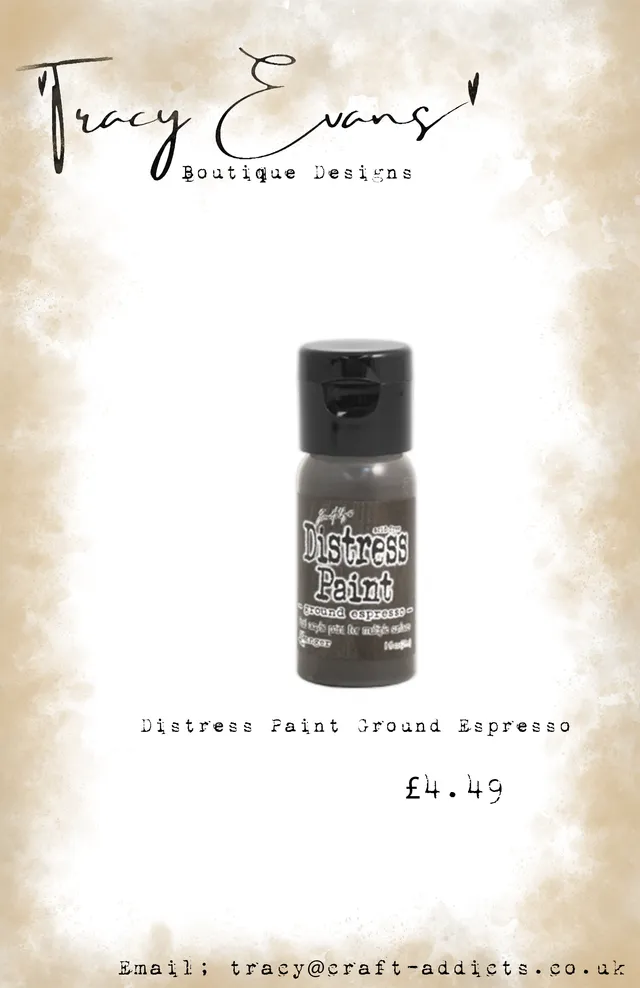 Tracy Evans DI153 Ground Espresso distress paint brun