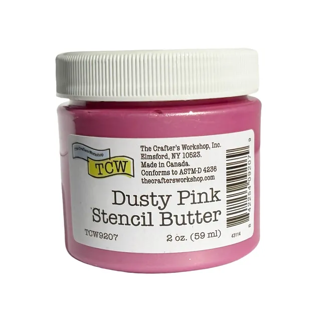 The Crafters Workshop TCW9207 Stencil Butter Dusty Pink 2oz