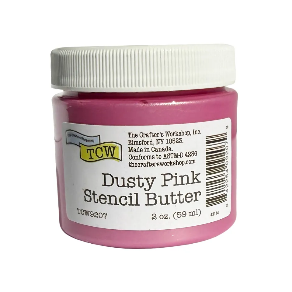 The Crafters Workshop TCW9207 Stencil Butter Dusty Pink 2oz