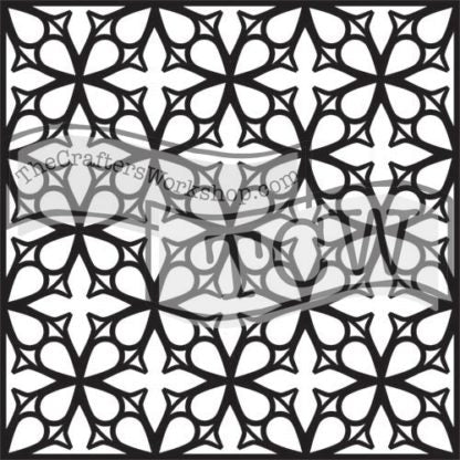 The Crafters Workshop TCW382 Garden Gate sjablong 6x6 hagemotiv