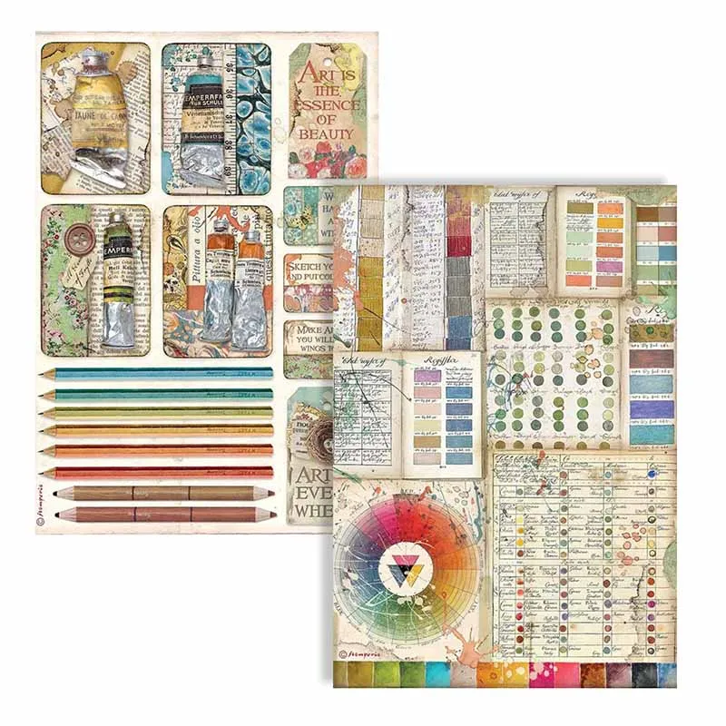Jane Davenport Celestial rispapir decopage og journal