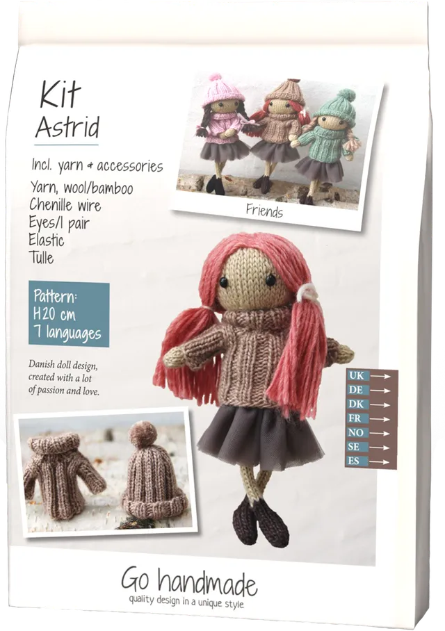 Go Handmade Astrid strikkekit Vintage