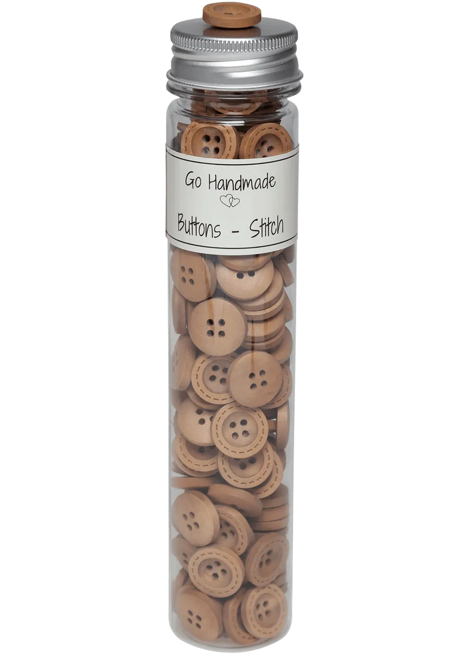 Go Handmade Stitch knapper fargerike 135 stk boks