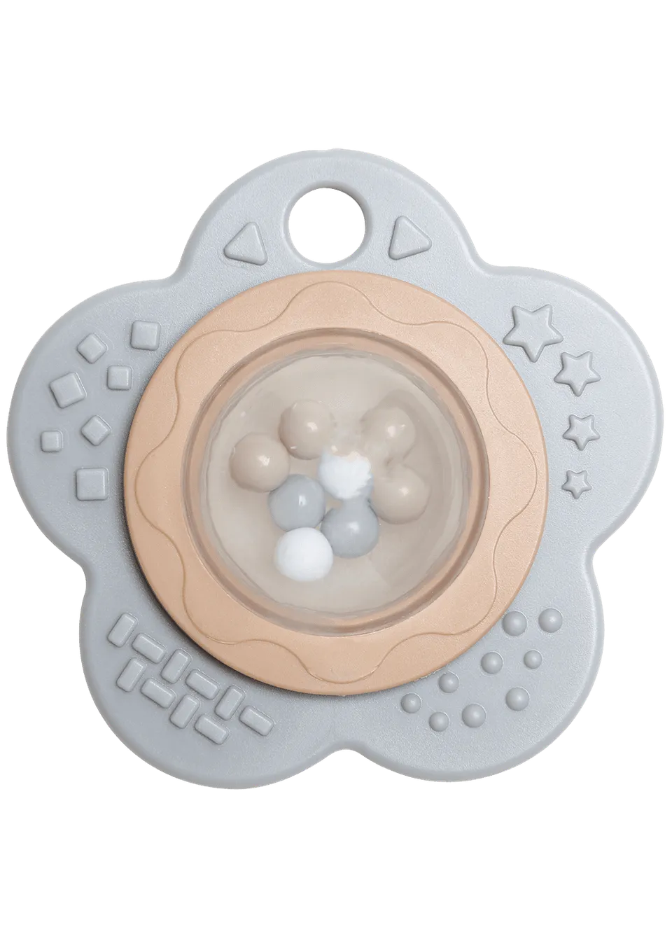 Go Handmade Rattle Flower rangle 80 mm blomst