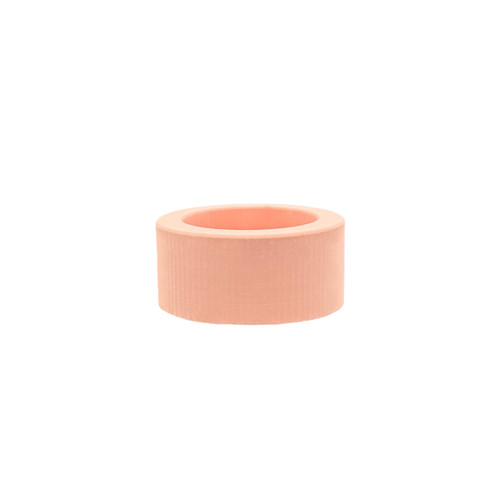 Jesmonite telysholder silikonform rund 7,3 cm
