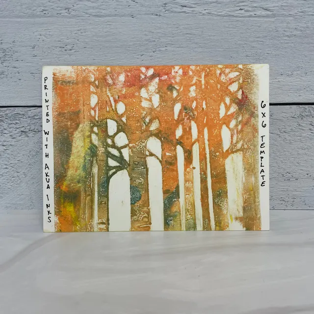 The Crafters Workshop TCW252 sjablong Aspen Trees 12x12 trær