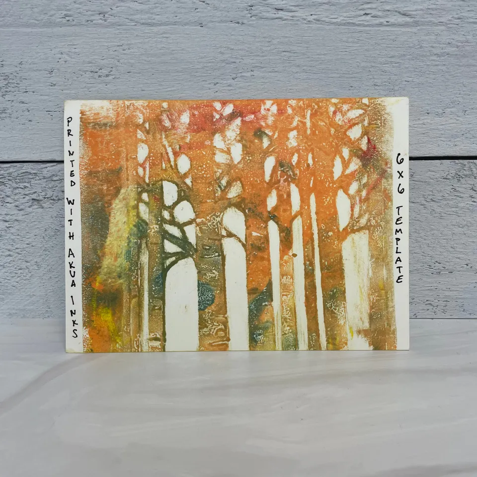 The Crafters Workshop TCW252 sjablong Aspen Trees 12x12 trær