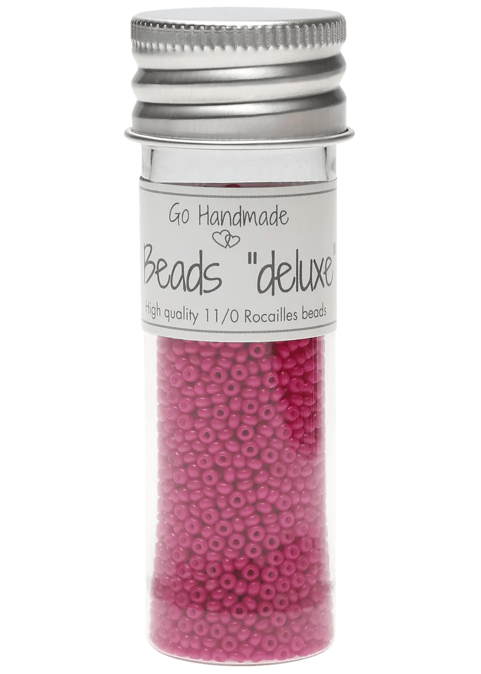 Go Handmade glassperler rosa 30 g 2,2 mm