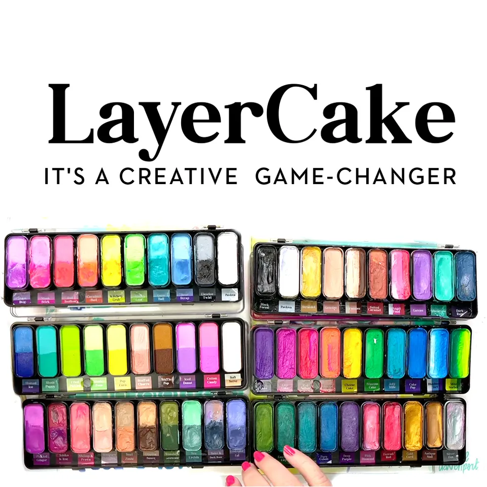Jane Davenport Layercake kremet akvarellmaling