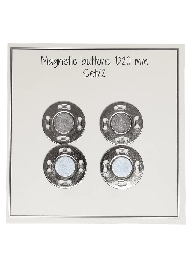 Go Handmade magnetknapp 20 mm 2-pk
