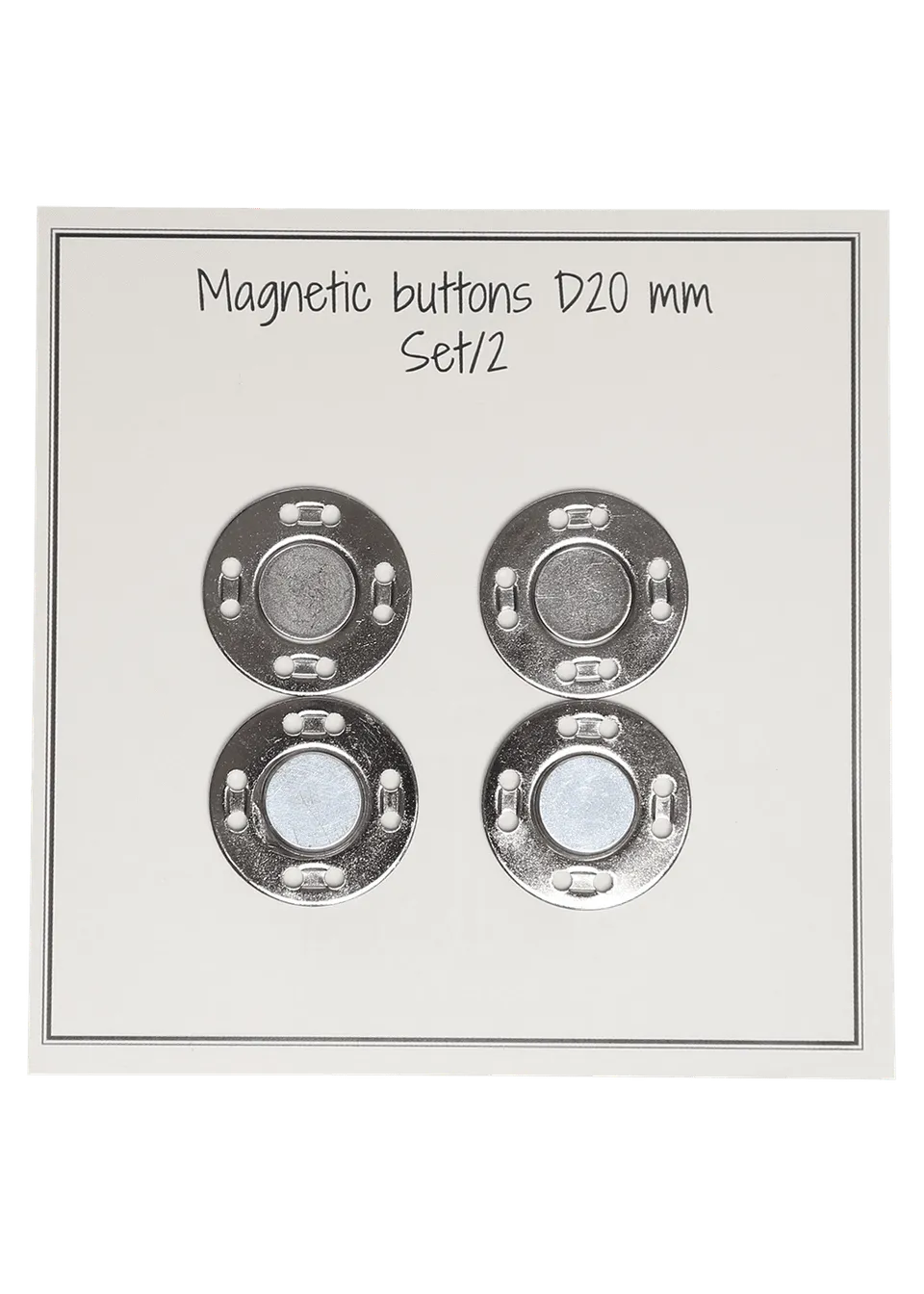 Go Handmade magnetknapper 20 mm 2 stk
