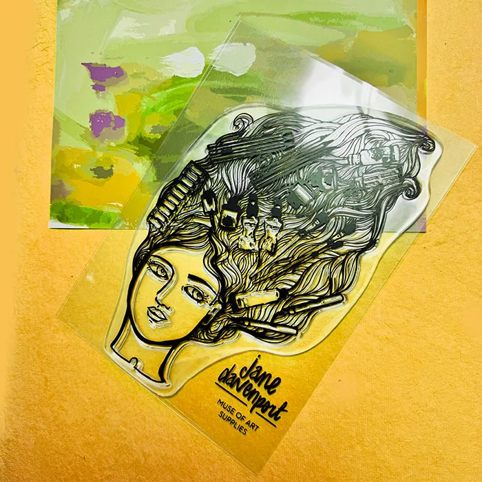 Jane Davenport Muse of Art Supplies stempel motiv