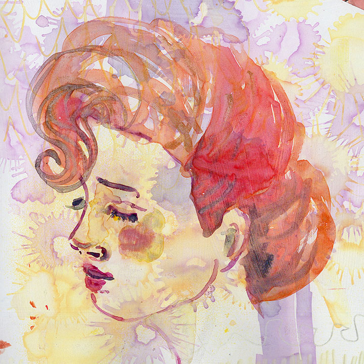Jane Davenport Head Turner sjablongsett 4-pakning portretter