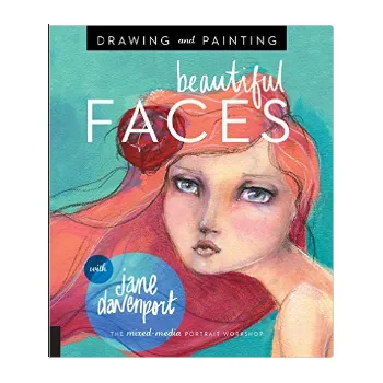 Jane Davenport Beautiful Faces bok draw paint portraits